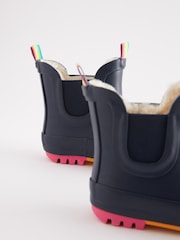 Navy Blue Chelsea Wellies - Image 4 of 5