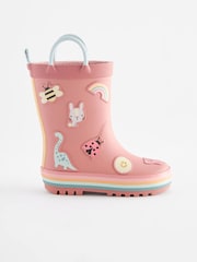 Pink Character Handle Wellies - Image 2 of 6
