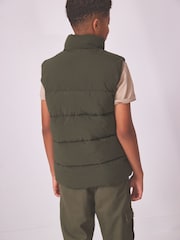 كاكي أخضر - Padded Puffer Gilet (3-16yrs) - صورة 3 من 8