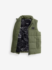 كاكي أخضر - Padded Puffer Gilet (3-16yrs) - صورة 7 من 8