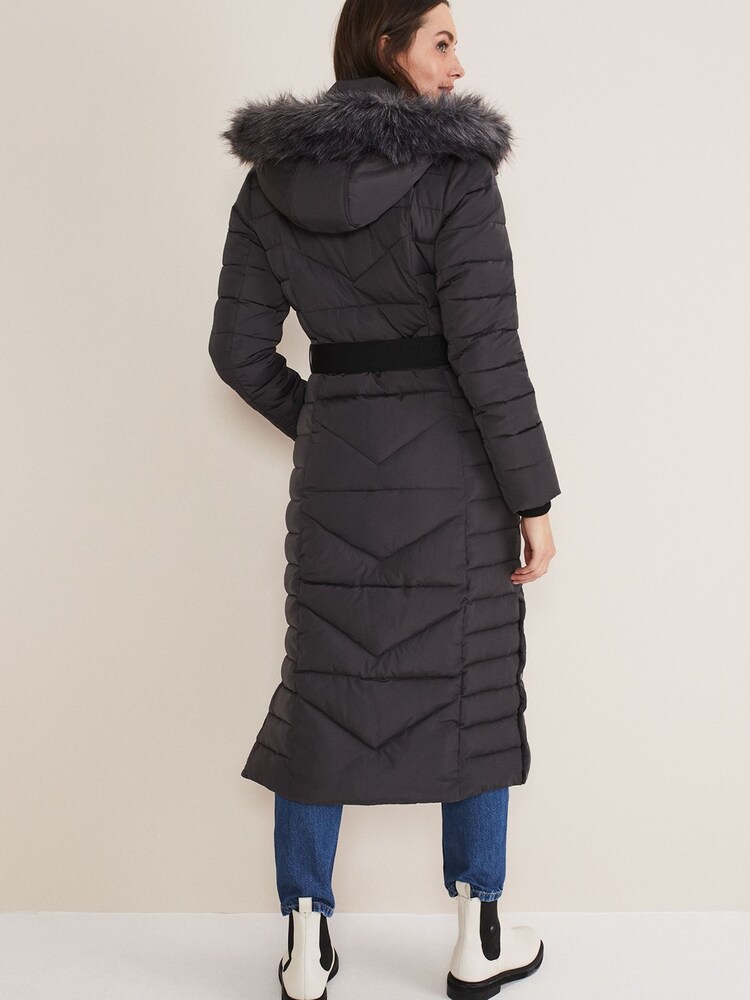 Phase Eight Grey Georgie Maxi Puffer - Image 2 of 7 Phase Eight Grey Georgie Maxi Puffer - Image 2 of 7
