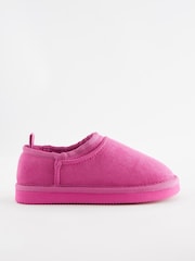 Pink - Hausschuh-Stiefel mit kuscheligem Futter aus Fellimitat - Bild 4 von 6