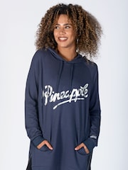 Pineapple Blue Side Slit Hoodie - Image 1 of 5