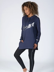 Pineapple Blue Side Slit Hoodie - Image 4 of 5