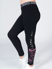 Pineapple Black The Next Step Star Leggings - Image 1 of 6