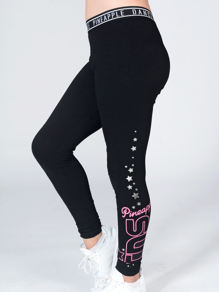 Pineapple Black The Next Step Star Leggings - Image 1 of 6