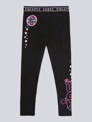 Pineapple Black The Next Step Star Leggings - Image 6 of 6