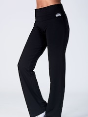 Pineapple Black Womens Fold Waistband Jersey Trousers - Image 1 of 5