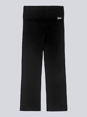Pineapple Black Womens Fold Waistband Jersey Trousers - Image 5 of 5
