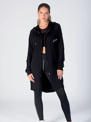 Pineapple Black Longline Zip Jacket - Image 2 of 6