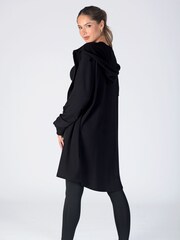 Pineapple Black Longline Zip Jacket - Image 3 of 6