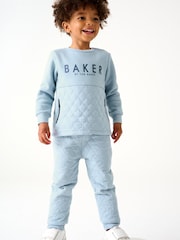 komplet prešitega puloverja in hlač za prosti čas Baker by Ted Baker (0-6 let) - Slika 1 iz 14