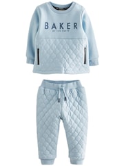komplet prešitega puloverja in hlač za prosti čas Baker by Ted Baker (0-6 let) - Slika 10 iz 14