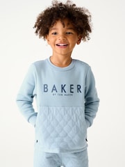 komplet prešitega puloverja in hlač za prosti čas Baker by Ted Baker (0-6 let) - Slika 4 iz 14