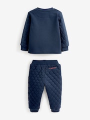 Baker by Ted Baker (0-6yrs) Quilted Sweater and Jogger Set - Image 2 of 13