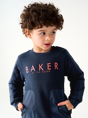 Baker by Ted Baker (0-6yrs) Quilted Sweater and Jogger Set - Image 8 of 13