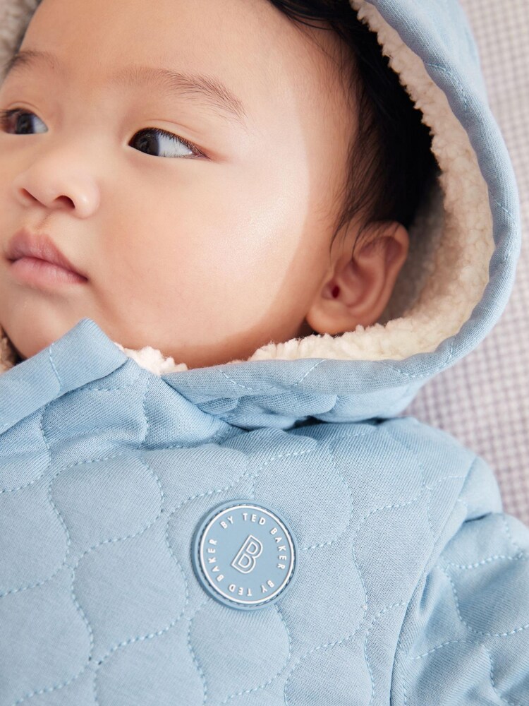Baker by Ted Baker Blue Snugglesuit - Image 4 of 7