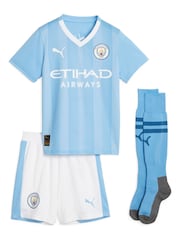 Puma Light Blue Manchester City Home 23/24 Minikit - Image 1 of 2