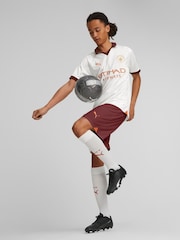 Puma White Manchester City 23/24 Away Football Short Sleeves Shirt - Image 3 of 8