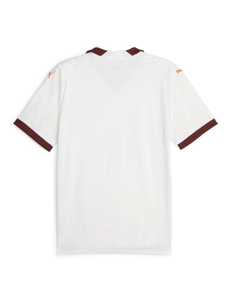Puma White Manchester City 23/24 Away Football Short Sleeves Shirt - Image 8 of 8