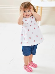 JoJo Maman Bébé Chambray Pretty Shorts - Image 1 of 4