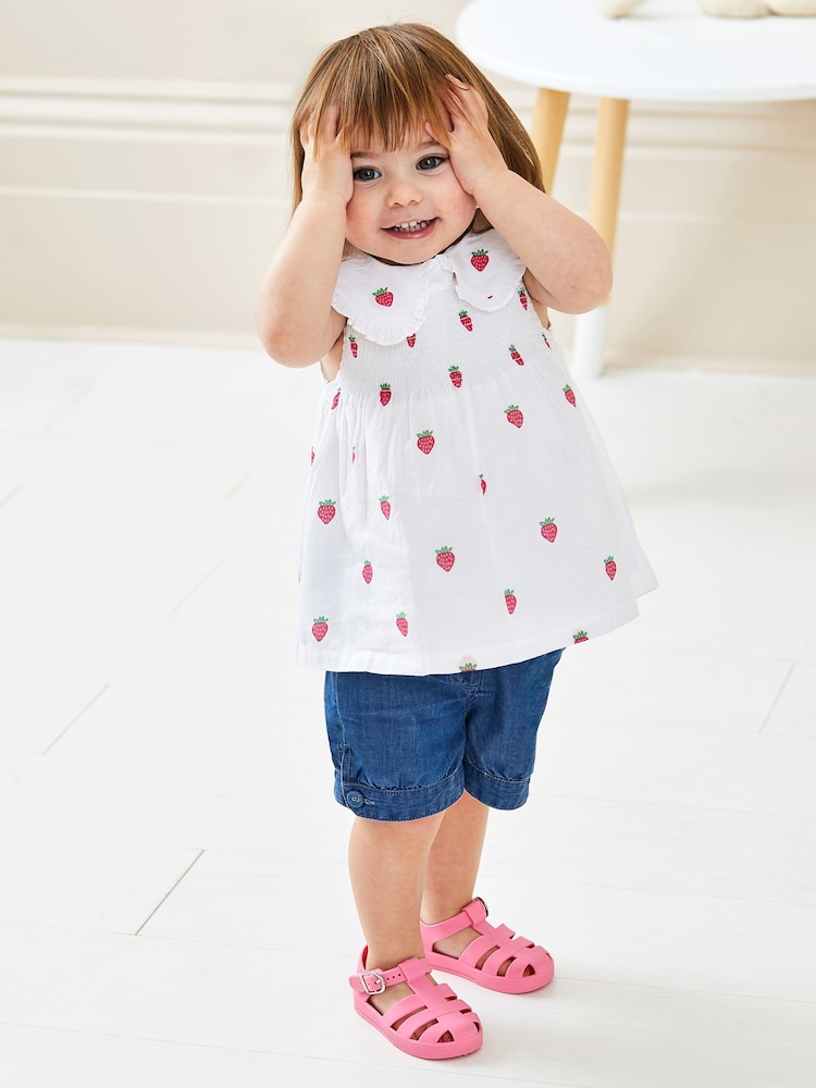 JoJo Maman Bébé Chambray Pretty Shorts - Image 1 of 4