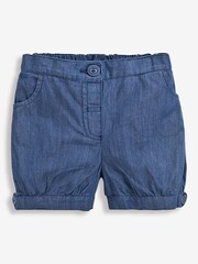 JoJo Maman Bébé Chambray Pretty Shorts - Image 2 of 4