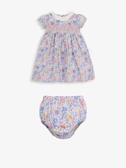 JoJo Maman Bébé Meadow Frill Collar Party Dress - Image 5 of 8
