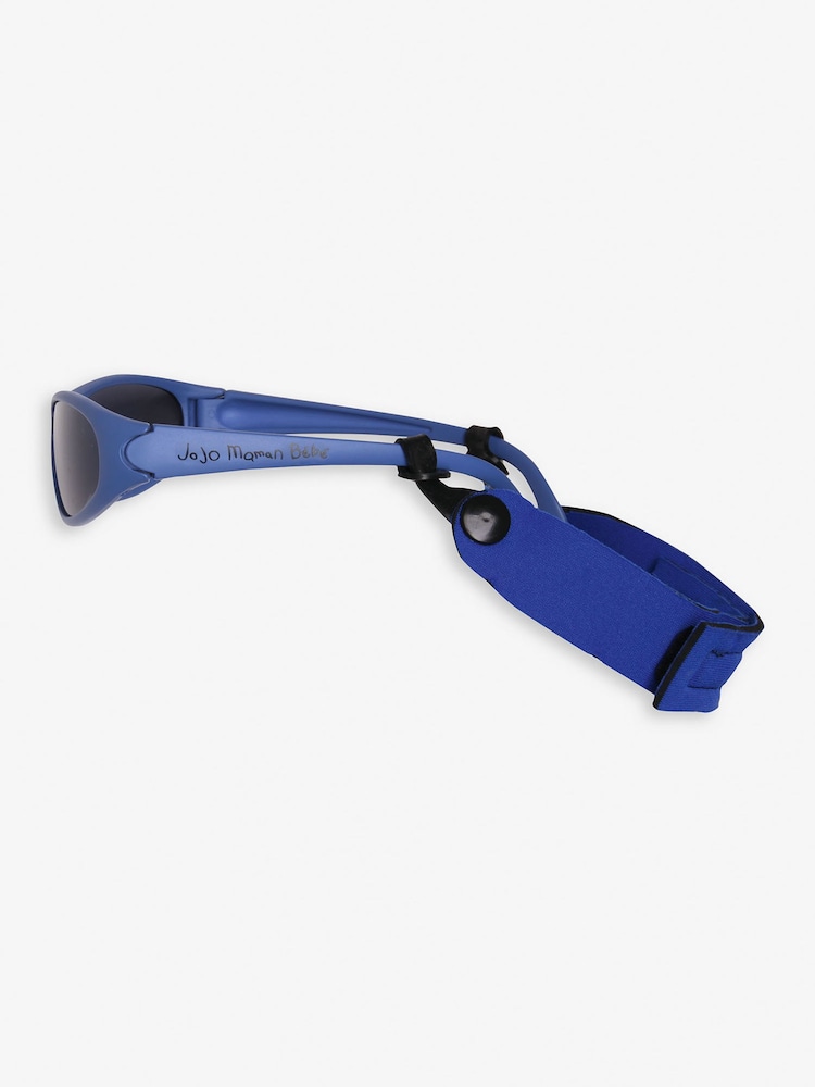 JoJo Maman Bébé Blue Children's Sunglasses Straps - Image 1 of 1