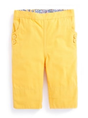 JoJo Maman Bébé Sunshine Girls' Twill Clamdiggers - Image 5 of 6