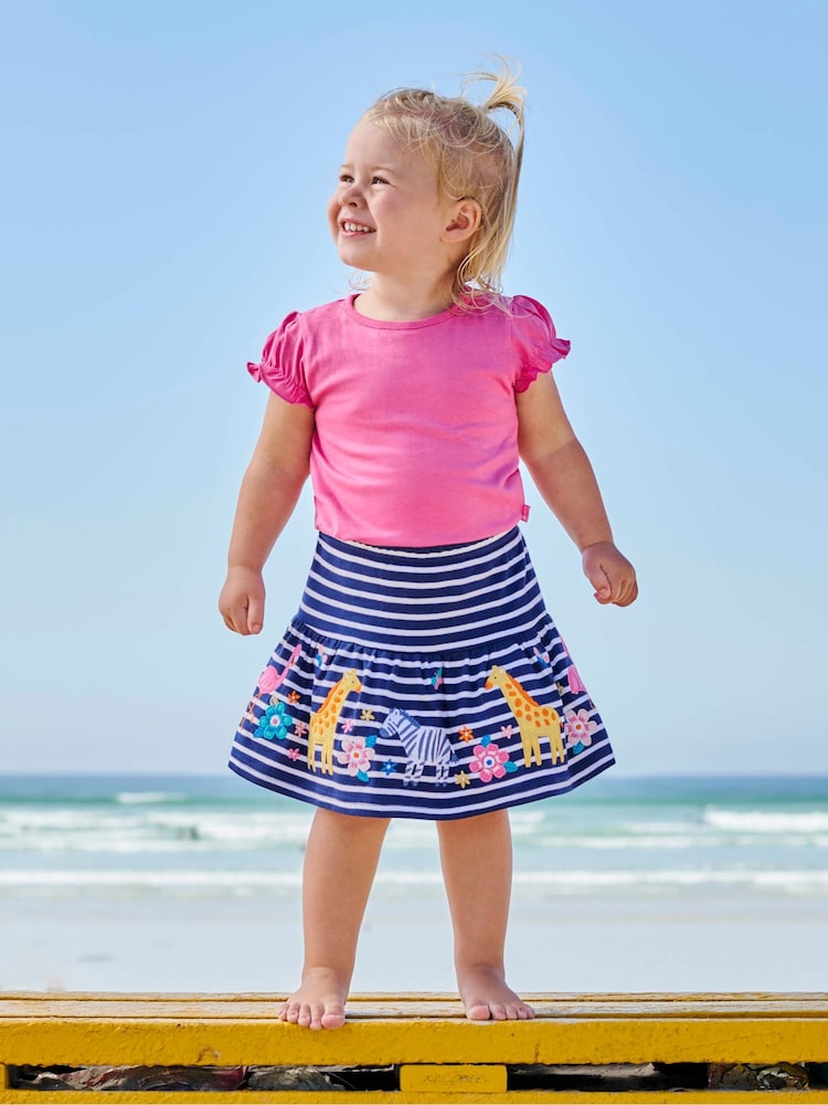 JoJo Maman Bébé Orchid Pink T-Shirt - Image 1 of 6 JoJo Maman Bébé Orchid Pink T-Shirt - Image 1 of 6