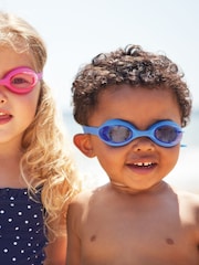 JoJo Maman Bébé Fuchsia Pink Children's Swimming Goggles - Image 2 of 2