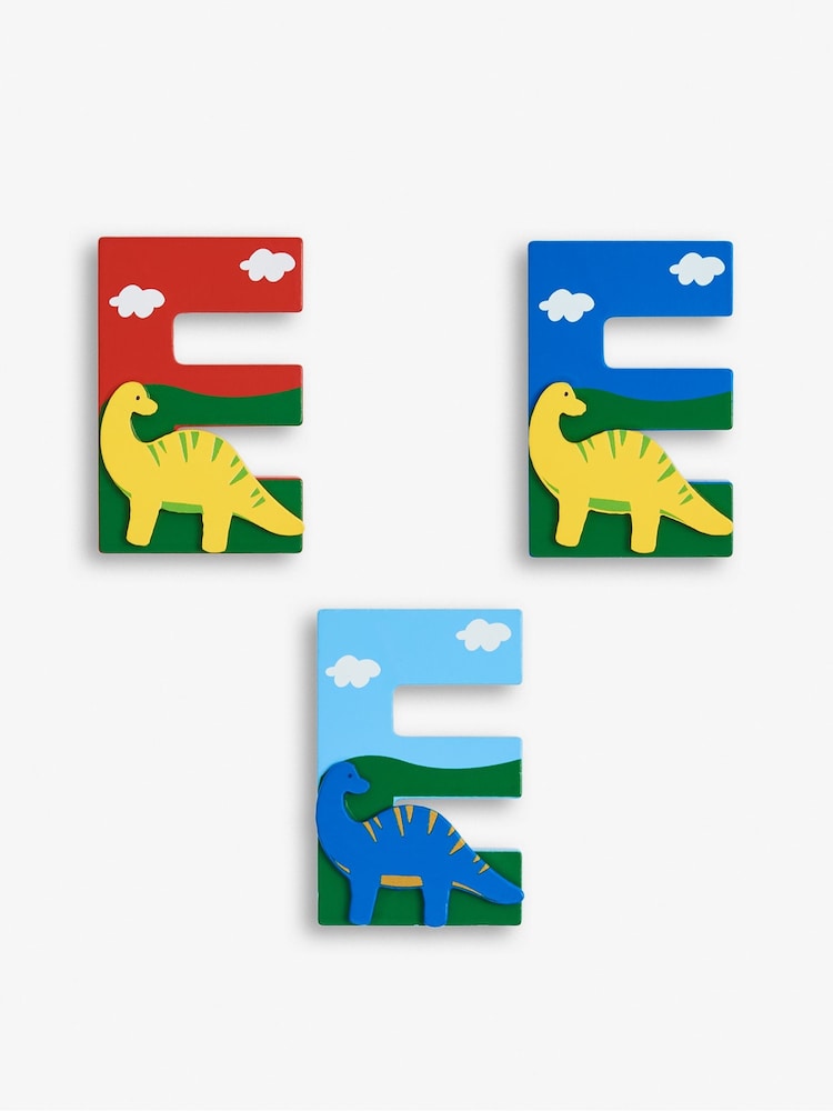 JoJo Maman Bébé Dinosaur Wooden Letters - Image 4 of 12