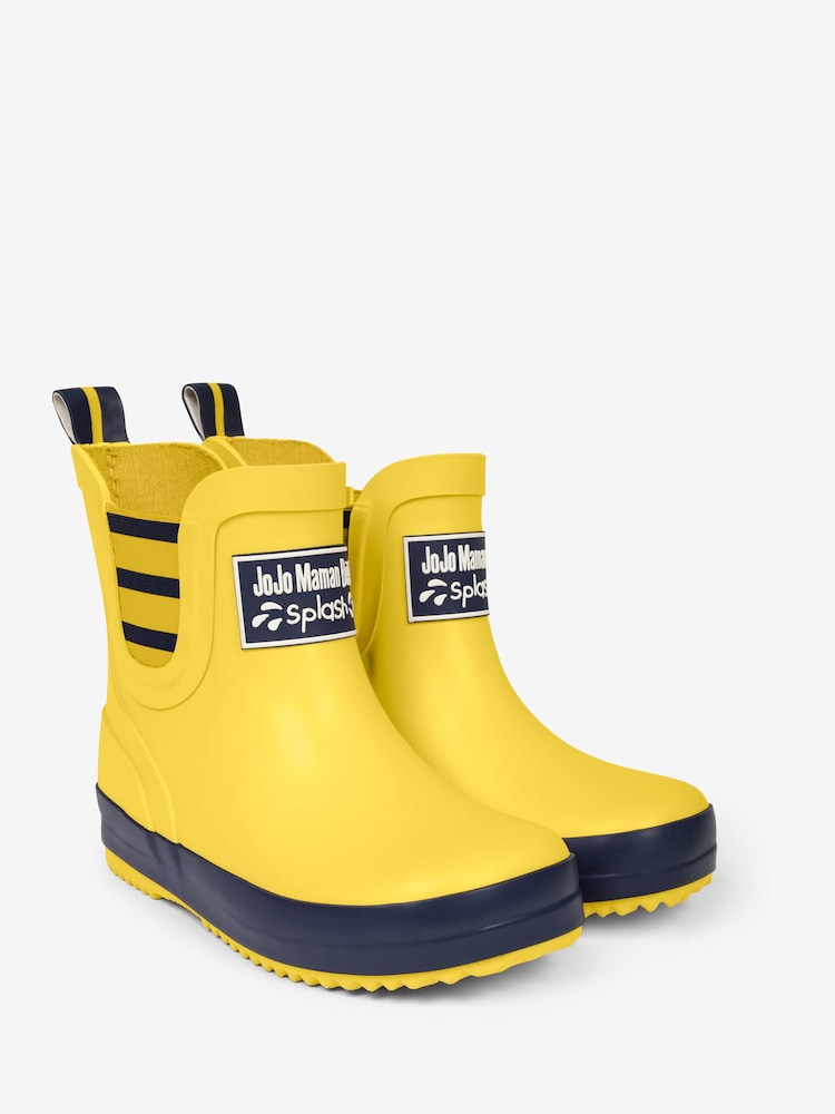 JoJo Maman Bébé Marigold Yellow Ankle Wellies - Image 1 of 4