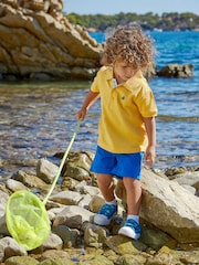 JoJo Maman Bébé Yellow Polo Shirt - Image 2 of 7