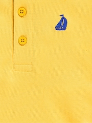 JoJo Maman Bébé Yellow Polo Shirt - Image 6 of 7