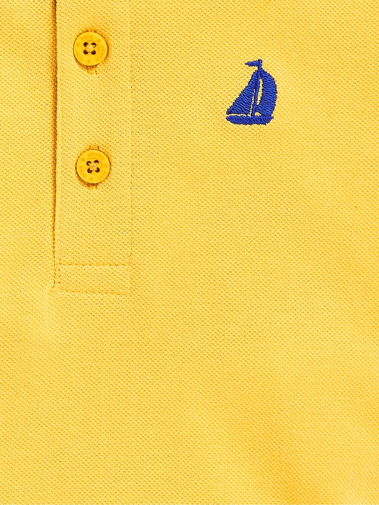 JoJo Maman Bébé Yellow Polo Shirt - Image 8 of 8 JoJo Maman Bébé Yellow Polo Shirt - Image 8 of 8