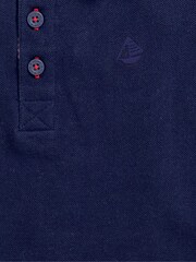 JoJo Maman Bébé Navy Blue Polo Shirt - Image 3 of 3