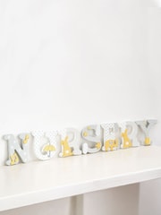 JoJo Maman Bébé Grey Wooden Letters - Image 11 of 12