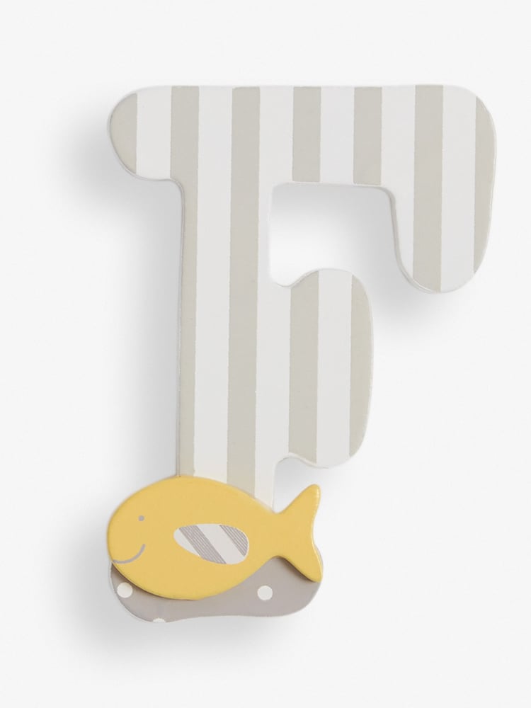JoJo Maman Bébé Grey Wooden Letters - Image 8 of 12