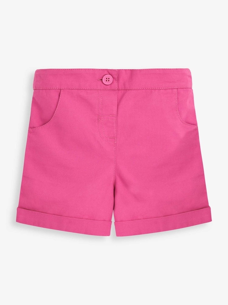 JoJo Maman Bébé Orchid Twill Shorts - Image 3 of 4