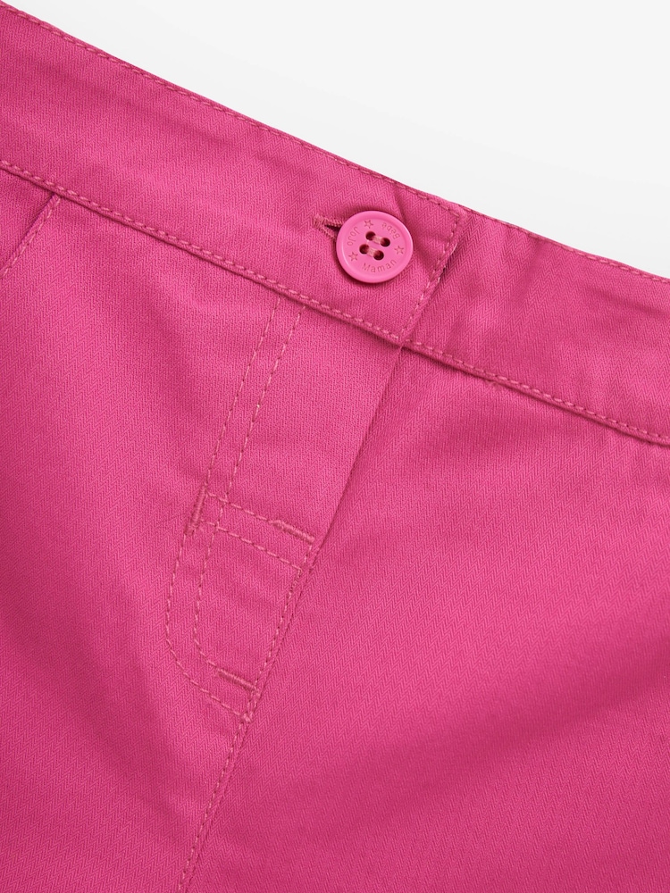 JoJo Maman Bébé Orchid Twill Shorts - Image 4 of 4