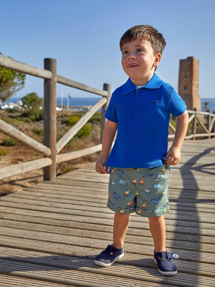 Kobaltno modra - Polo majica JoJo Maman Bébé - Slika 1 iz 6 Kobaltno modra - Polo majica JoJo Maman Bébé - Slika 1 iz 6