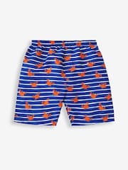 JoJo Maman Bébé Blue Crab Swim Shorts with Integral Nappy - Image 5 of 5