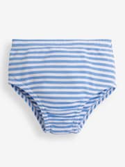 JoJo Maman Bébé Blue 3-Pack Pants Set - Image 3 of 4