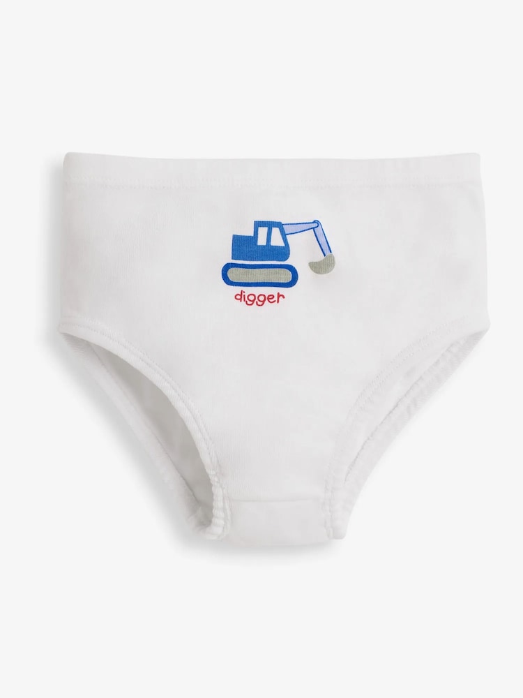 JoJo Maman Bébé Blue 3-Pack Pants Set - Image 4 of 4