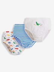 Dinosaurier - Jojo Maman Bébé 3er Pack Unterhosen im Set - Bild 1 von 3