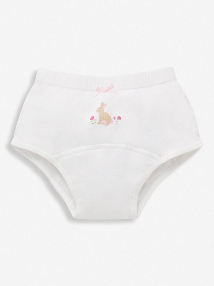 JoJo Maman Bébé Bunny 3-Pack Girls' Training Knickers - Image 4 of 4