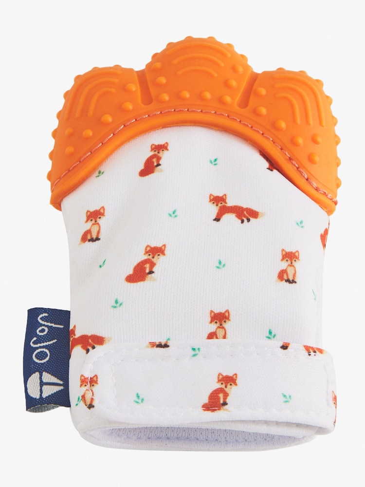 JoJo Maman Bébé Orange Fox Teething Paw - Image 1 of 1