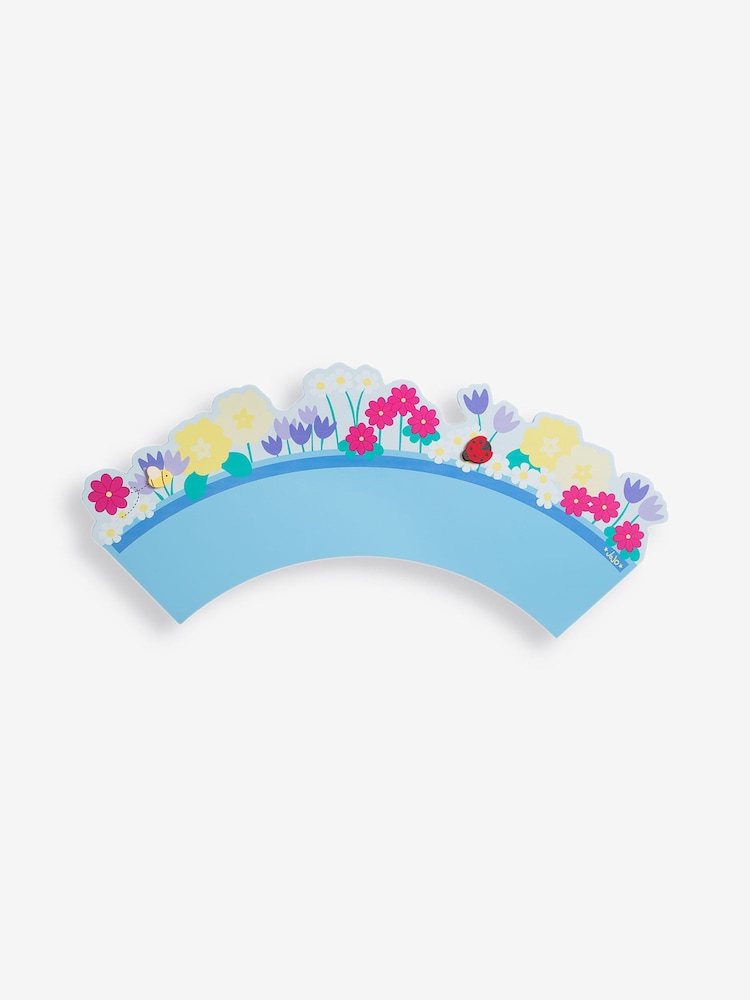 JoJo Maman Bébé Multi Curved Flowerpot Door Plaque - Image 2 of 2